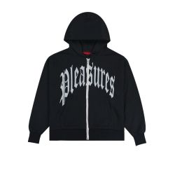 PLEASURES TWITCH KNITTED ZIP HOODIE 