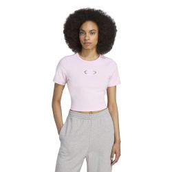 ADIDAS CUT OUT RIB TEE