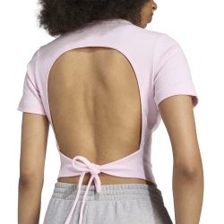 ADIDAS CUT OUT RIB TEE