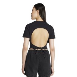 ADIDAS CUT OUT RIB TEE