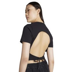 ADIDAS CUT OUT RIB TEE