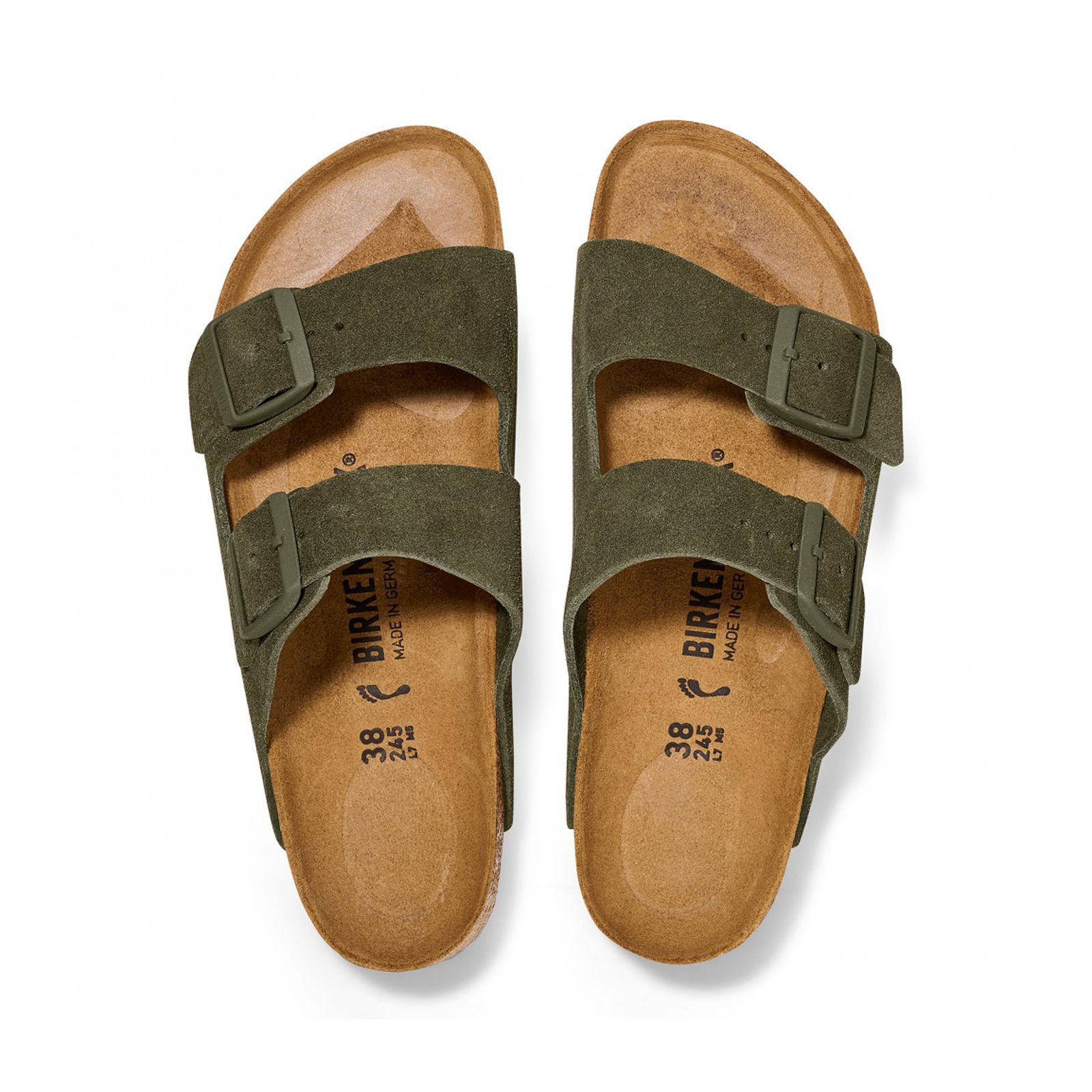 birkenstock - arizona pelle scamosciata thyme
