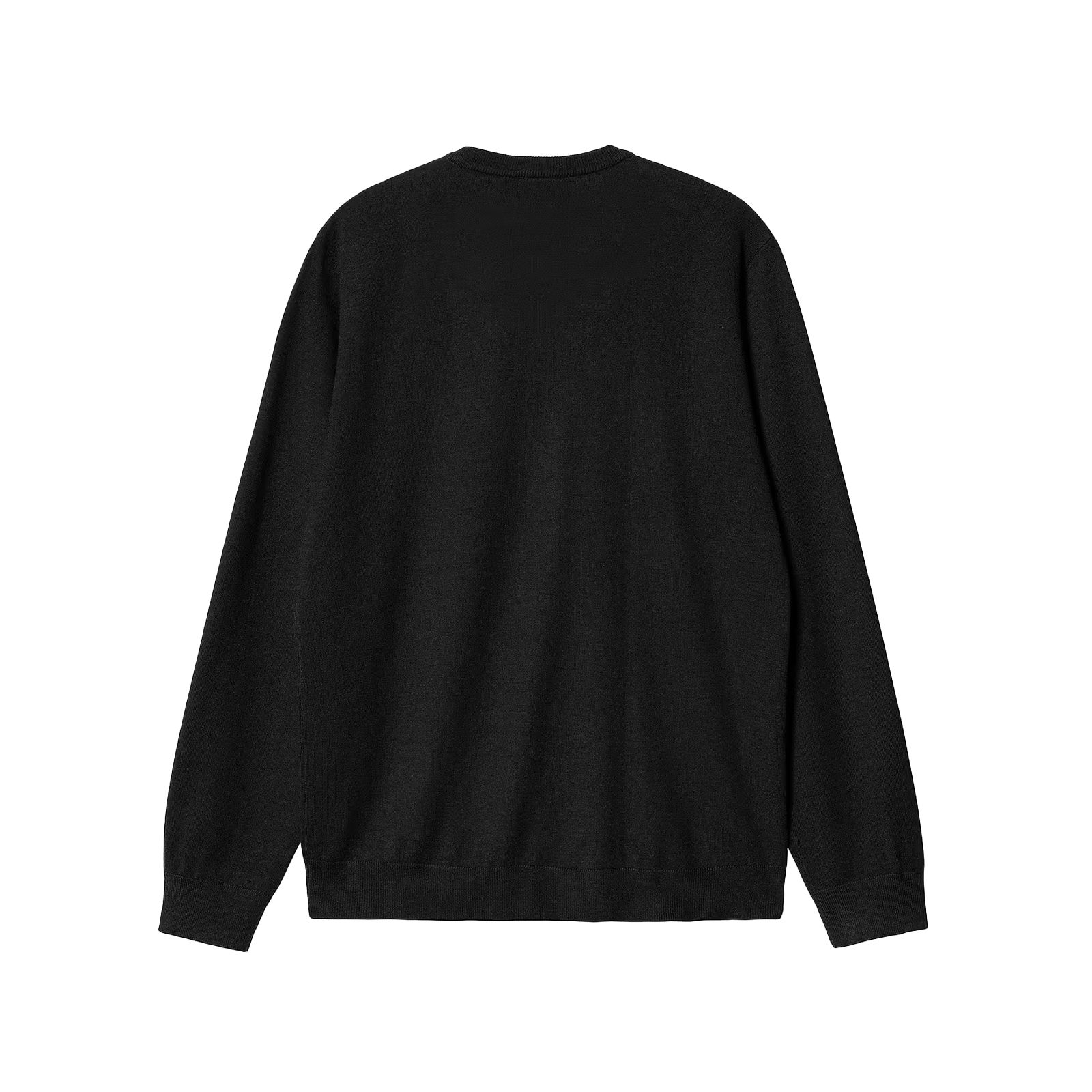 【送料&関税込】Carhartt Black Cotton Madison Sweater Carhartt WIP Madison Sweater