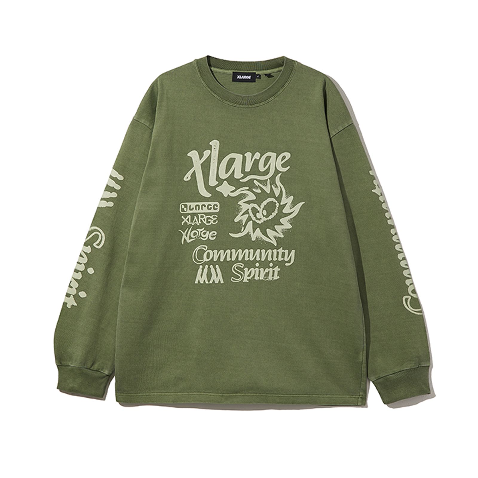 X-Large Pigment Dyed Community Spirit L/S Tee