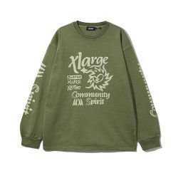 X-Large Pigment Dyed Community Spirit L/S Tee