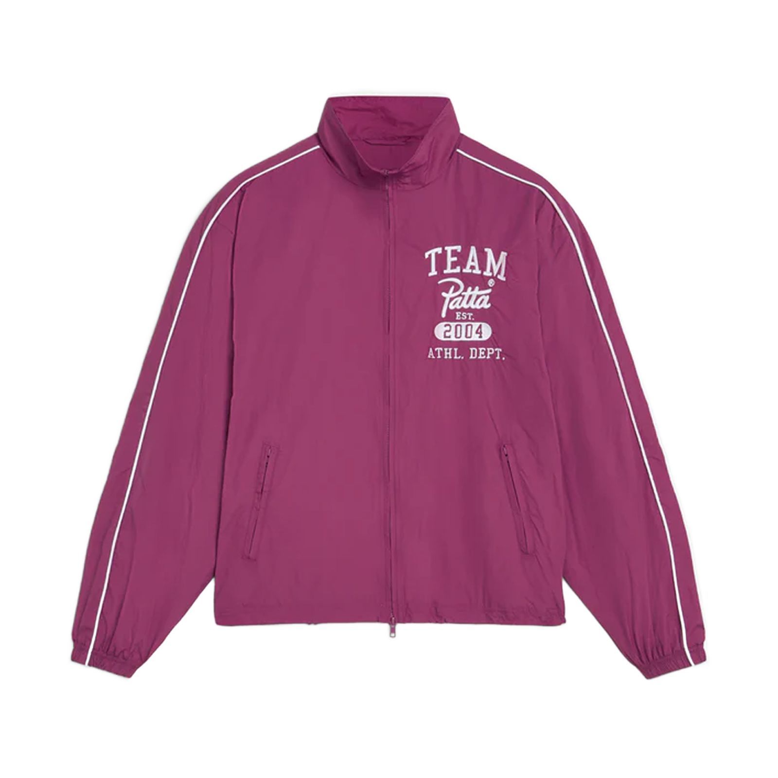 Patta Athletic Nylon Track Jacket (Boysenberry)