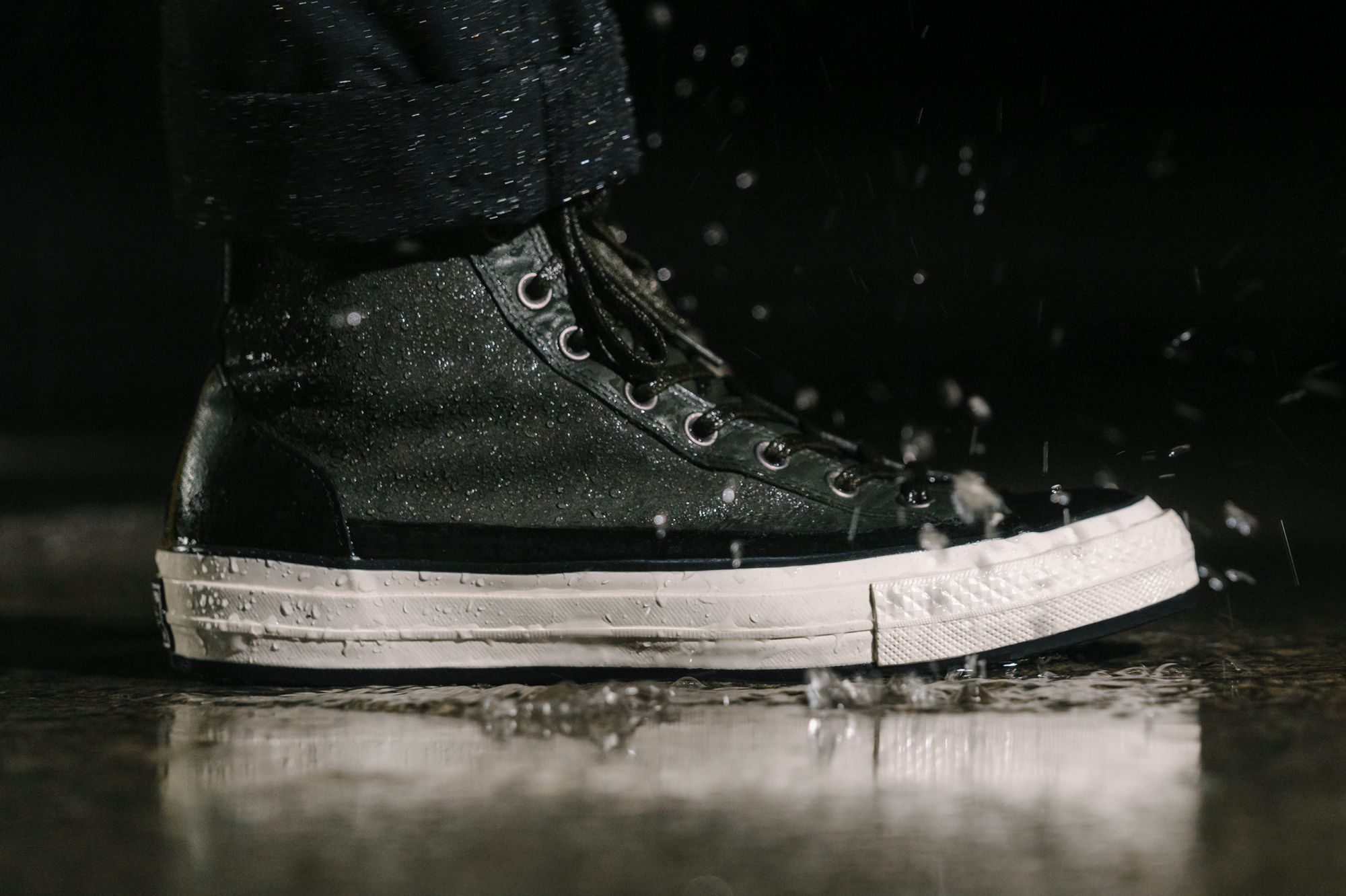 CONVERSE X HAVEN CHUCK 70 Canadian brand Haven raises the bar on waterproof style with a sleek and sophisticated GORE-TEX Chuck 70.
