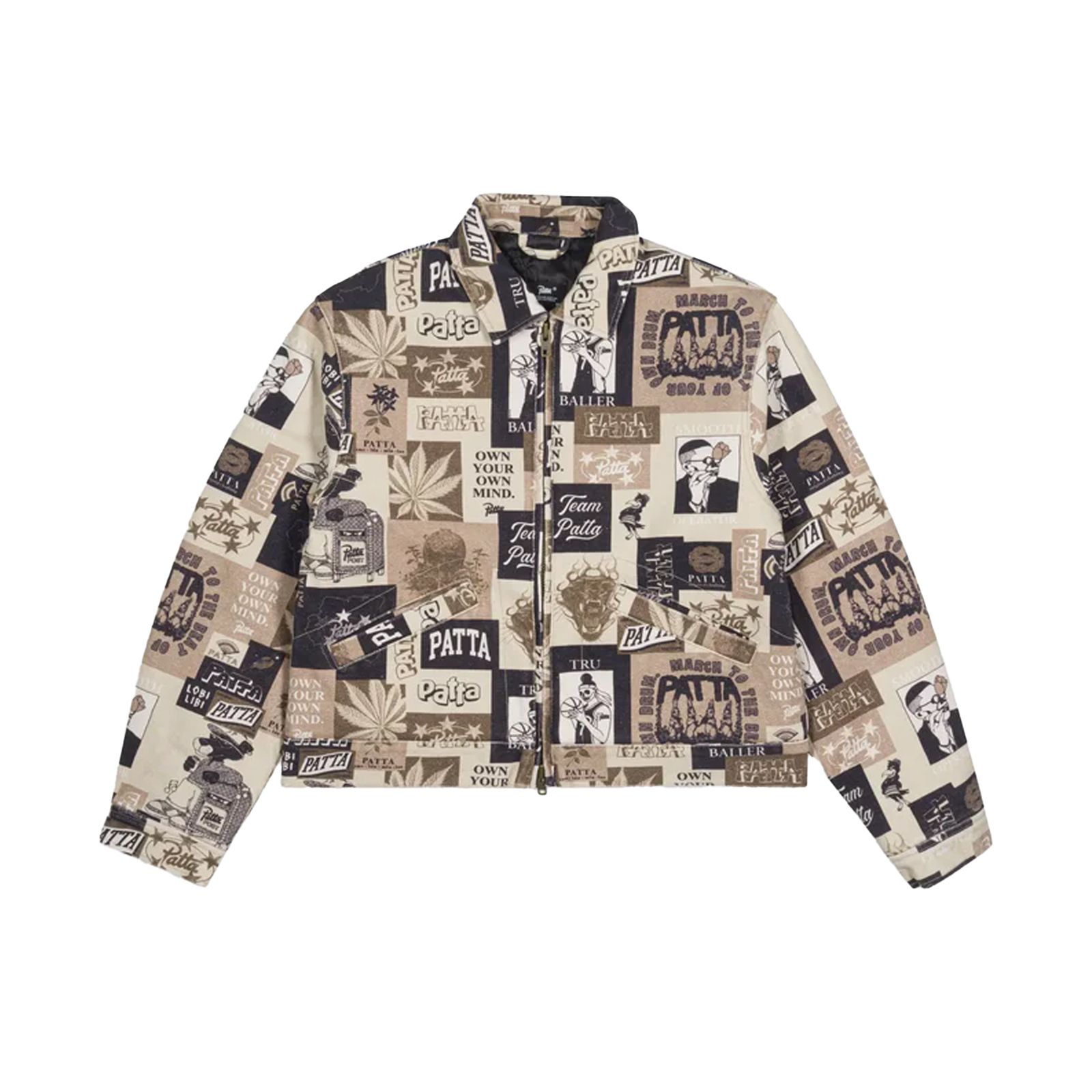 Patta Collage Insulated Canvas Jacket 