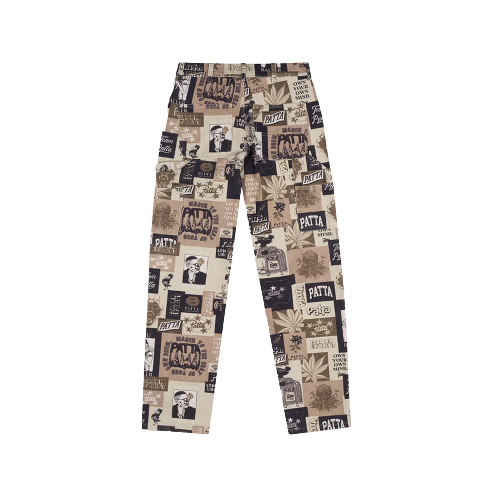 Patta Collage Canvas Pants 