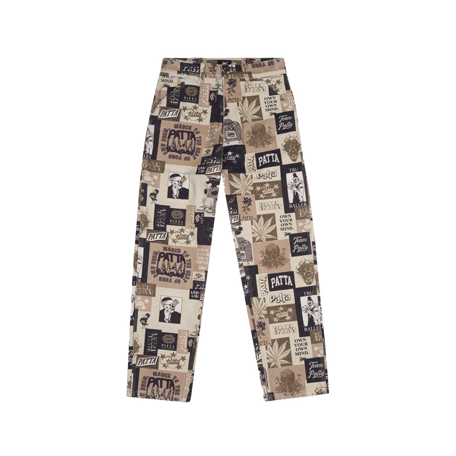 Patta Collage Canvas Pants 