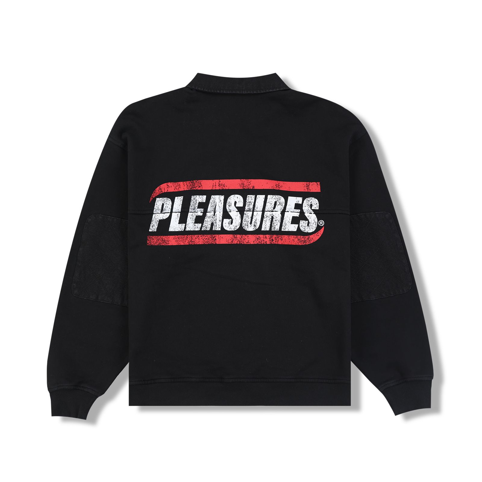 PLEASURES GENTLE POLO SWEATSHIRT
