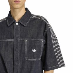 ADIDAS DENIM BUTTON UP