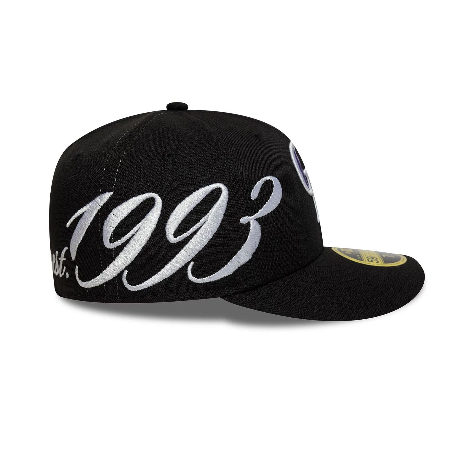 NEW ERA EST SCRIPT 59FIFTY LP COLROC BLK