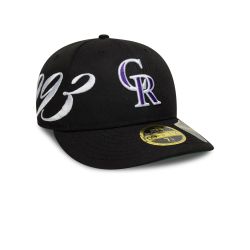 NEW ERA EST SCRIPT 59FIFTY LP COLROC BLK
