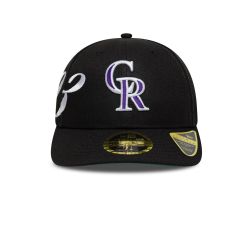 NEW ERA EST SCRIPT 59FIFTY LP COLROC BLK
