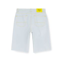 IUTER FRINGED BAGGY DENIM SHORTS