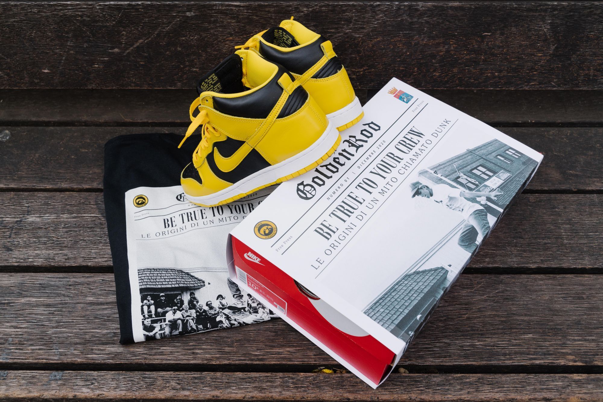 SNEAKERS76 presents: “THE GOLDENROD” On December 9 2020, one of the most iconic Dunk OG colors of all time is getting ready to hit the stores again: the ‘Goldenrod’.