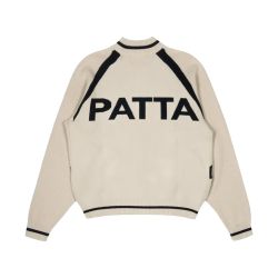Patta Track Top Cardigan (Vaporous Grey)