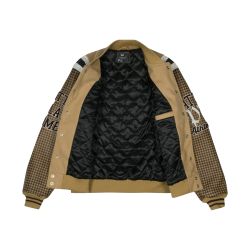 Patta Athletic P Houndstooth Varsity Jacket (Starfish)