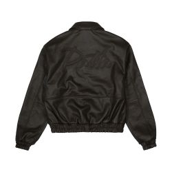 Patta Leather Bomber Jacket (Coffee Bean)