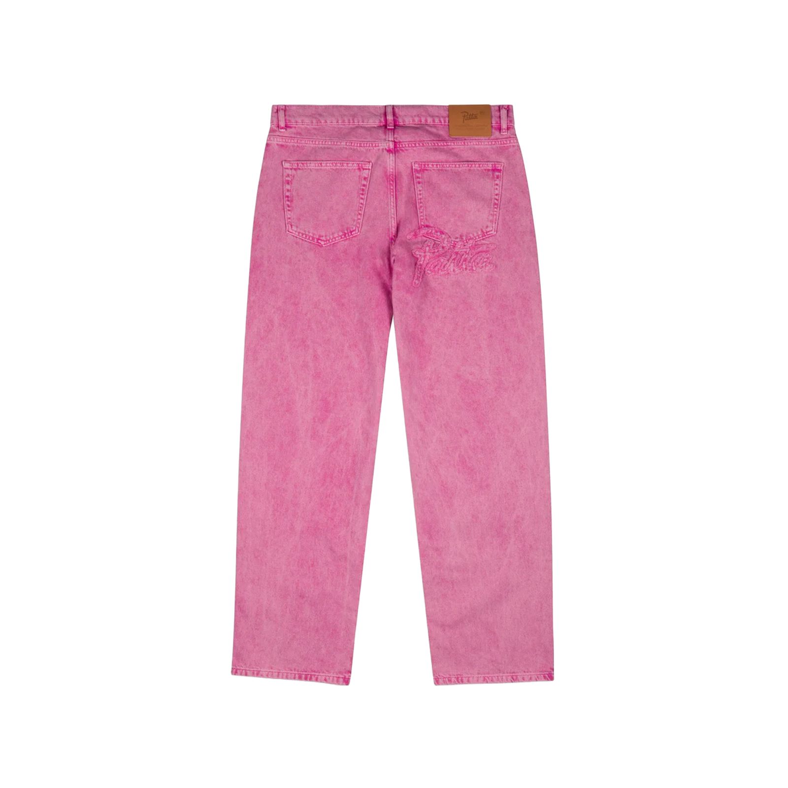 Patta Acid Wash Fuchsia Purple Denim Pants (Fuchsia Purple)