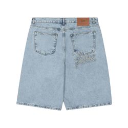 Patta Light Wash Denim Shorts (Light Blue Denim)