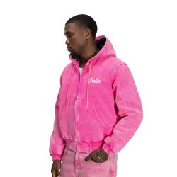 Patta Peace Canvas Hooded Jacket (Fuchsia Purple)