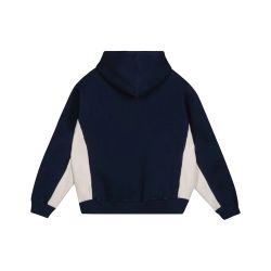 Patta Chenille Logo Hooded Sweater (Black Iris)