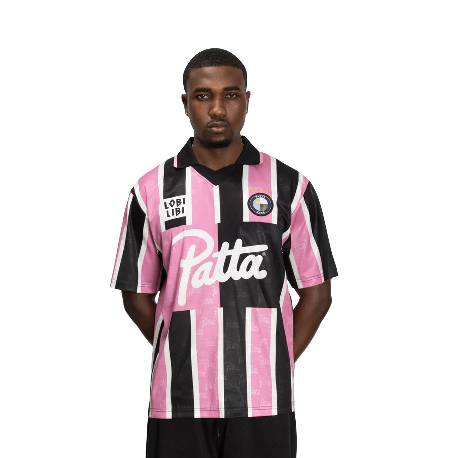 Patta Stripe Football Jersey (Begonia Pink)