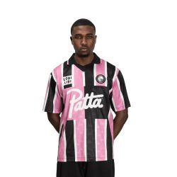Patta Stripe Football Jersey (Begonia Pink)