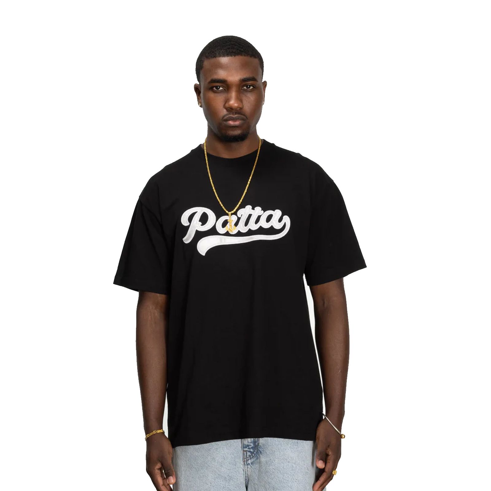 Patta Logo Tail T-Shirt (Black)