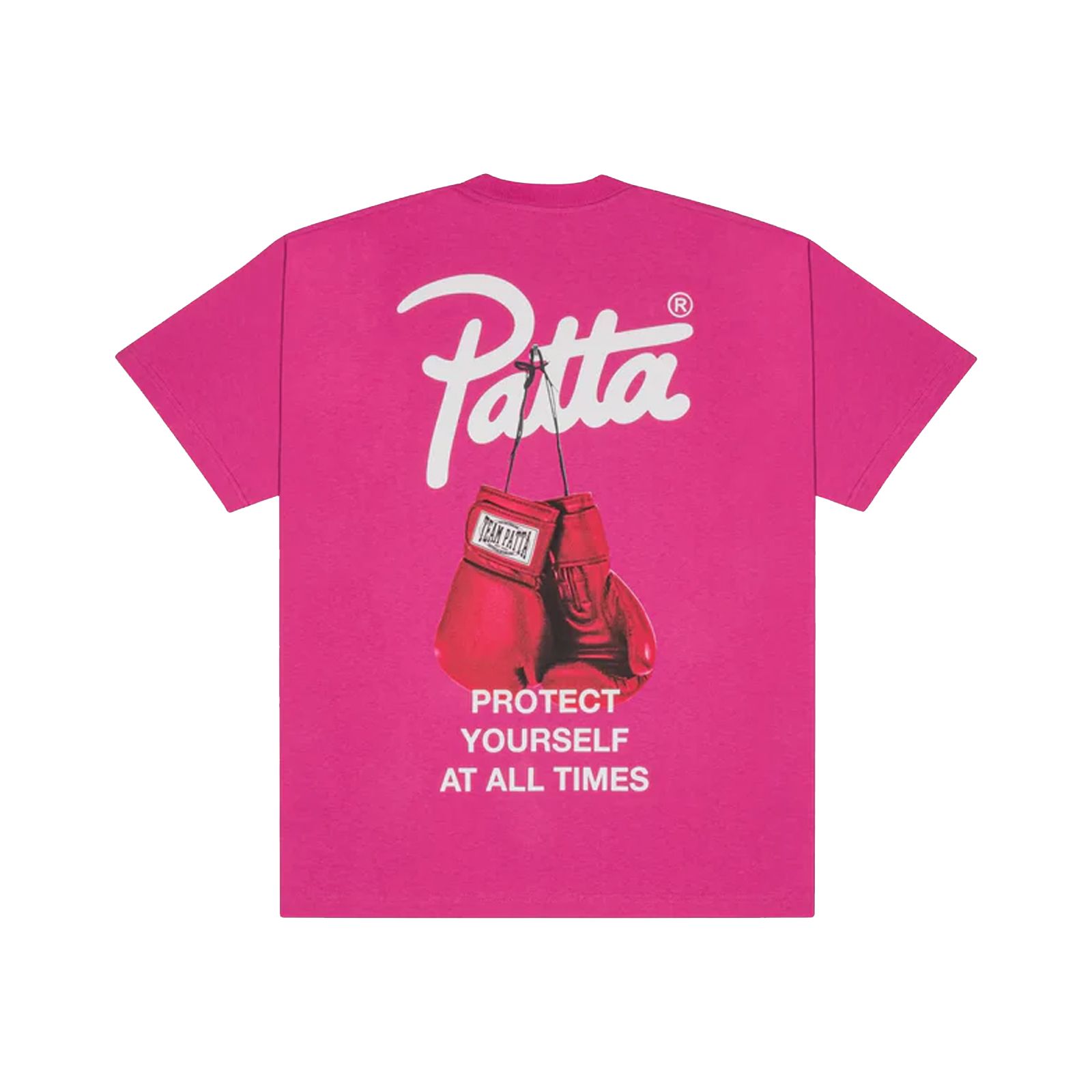 Patta Protect Yourself T-Shirt (Ibis Rose)