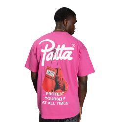 Patta Protect Yourself T-Shirt (Ibis Rose)
