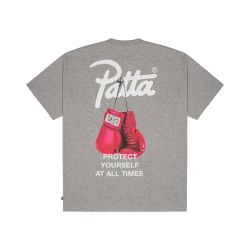 Patta Protect Yourself T-Shirt (Melange Grey)