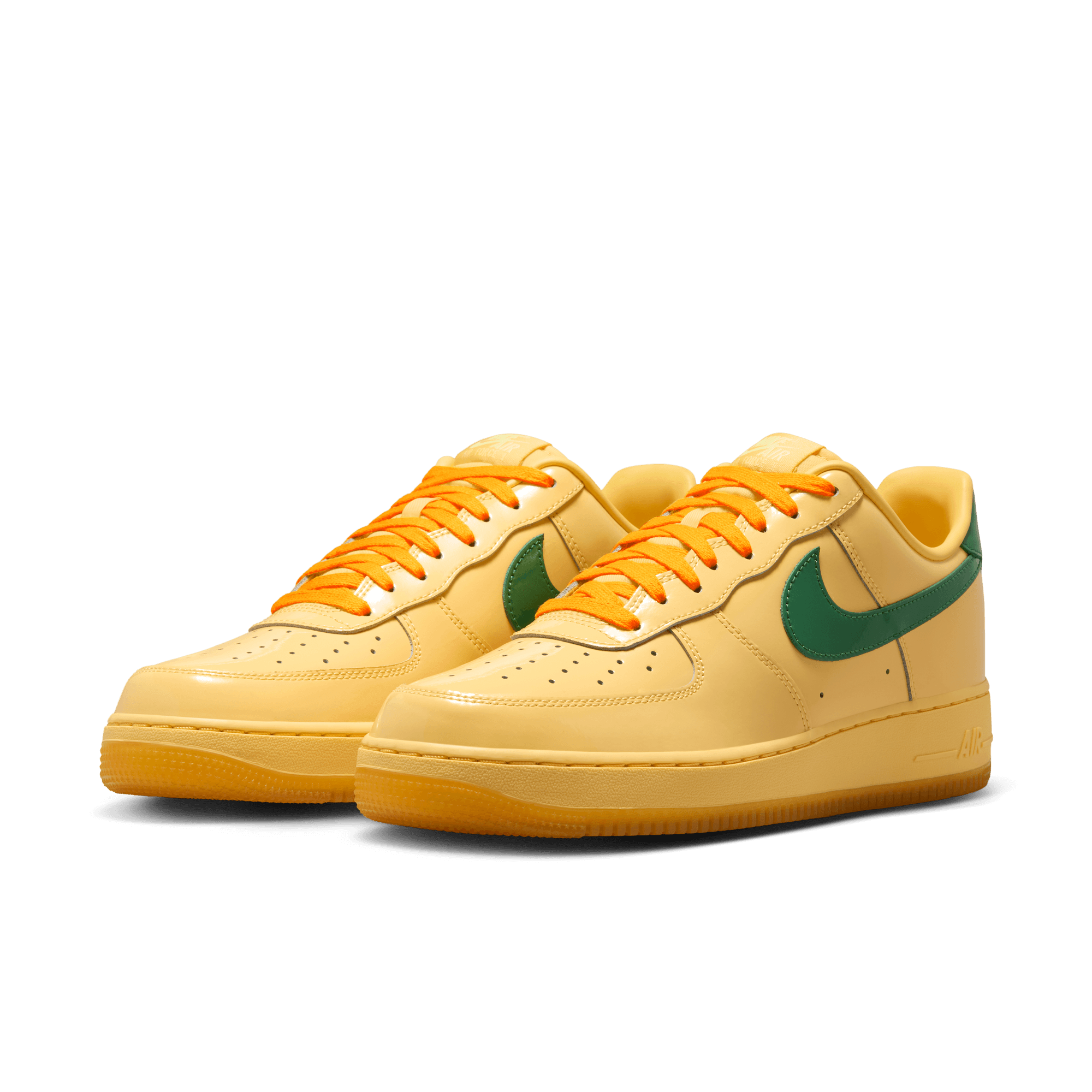 Air Force 1 Low Topaz Gold and Light Laser Orange