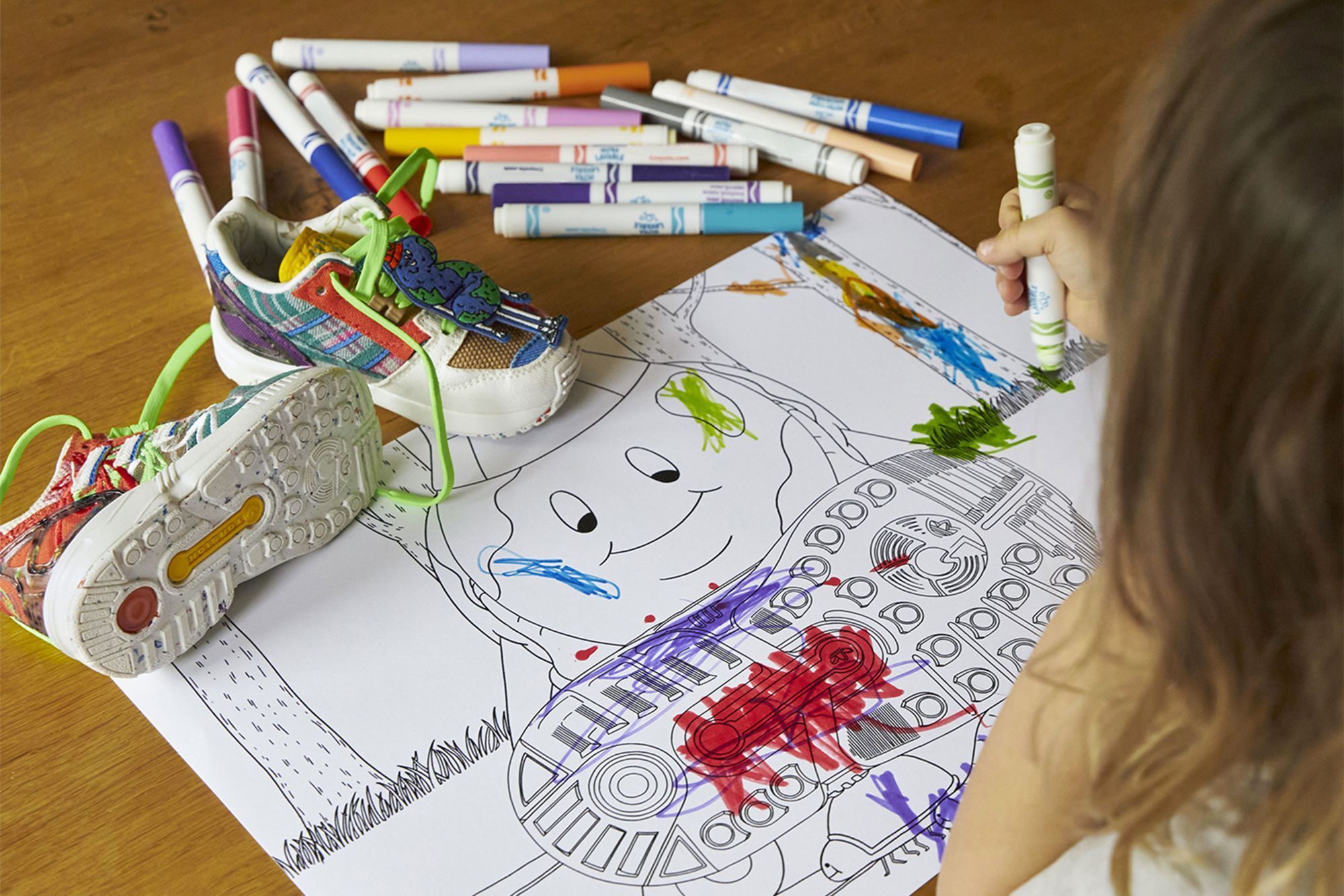 Adidas Originals and Sean Wotherspoon Leave a Legacy 4 Our Kids’ With the ZX8000 Having recently launched their collaborative ZX8000 Super Earth  sneaker,  adidas  Originals  and  Sean  Wotherspoon  link  up  once  again  to  present  a  kids-ready take on the playful patchwork silhouette.