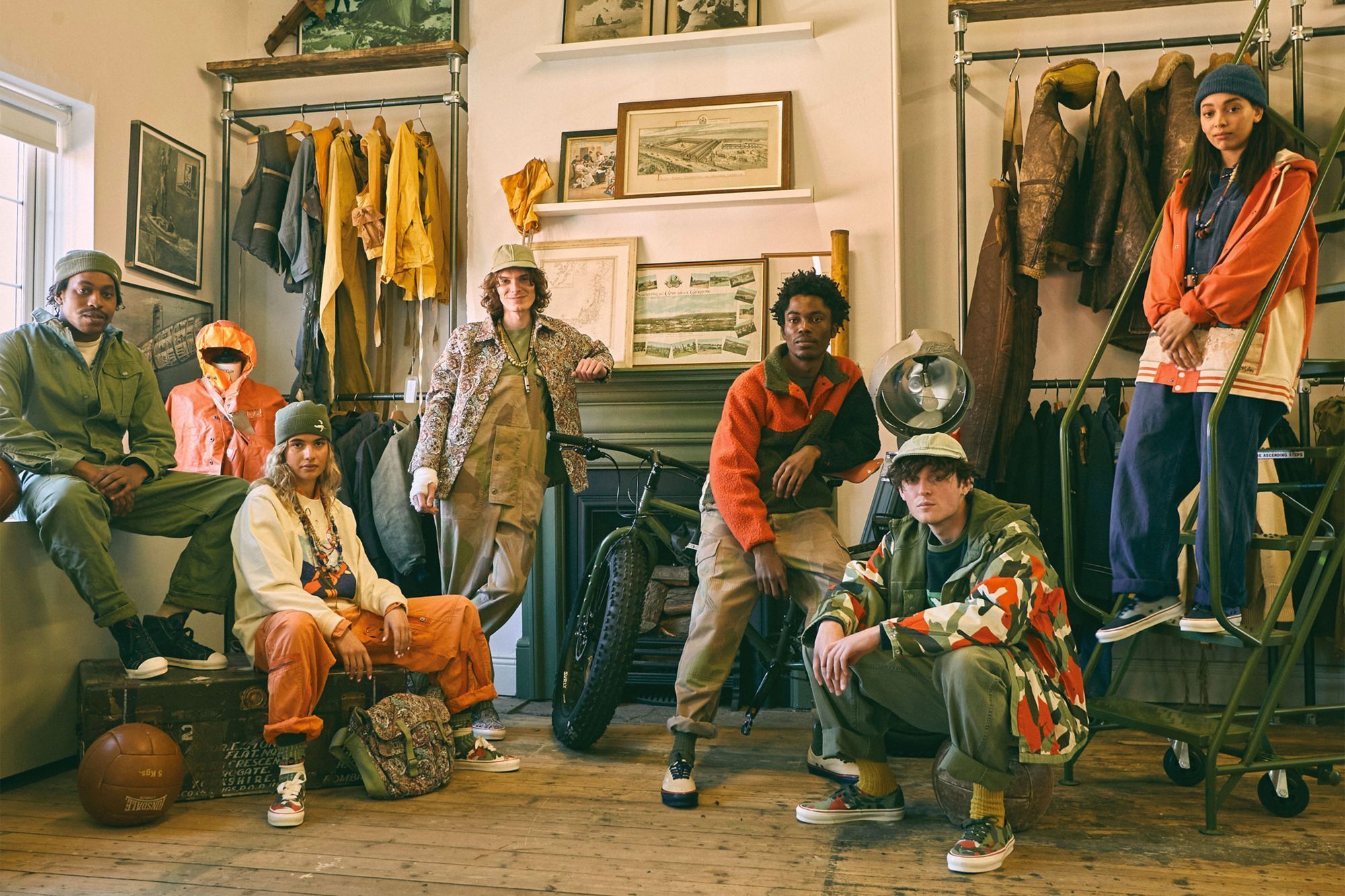 NIGEL CABOURN by VANS VAULT  Nigel Cabourn, designer from north-east England, collaborates with Vault by Vans to present a collection of shoes and clothing.
