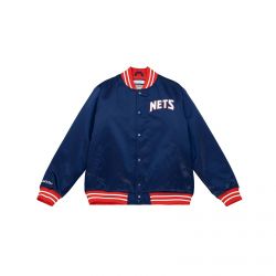 NBA HEAVYWEIGHT SATIN JACKET NEW JERSEY NETS