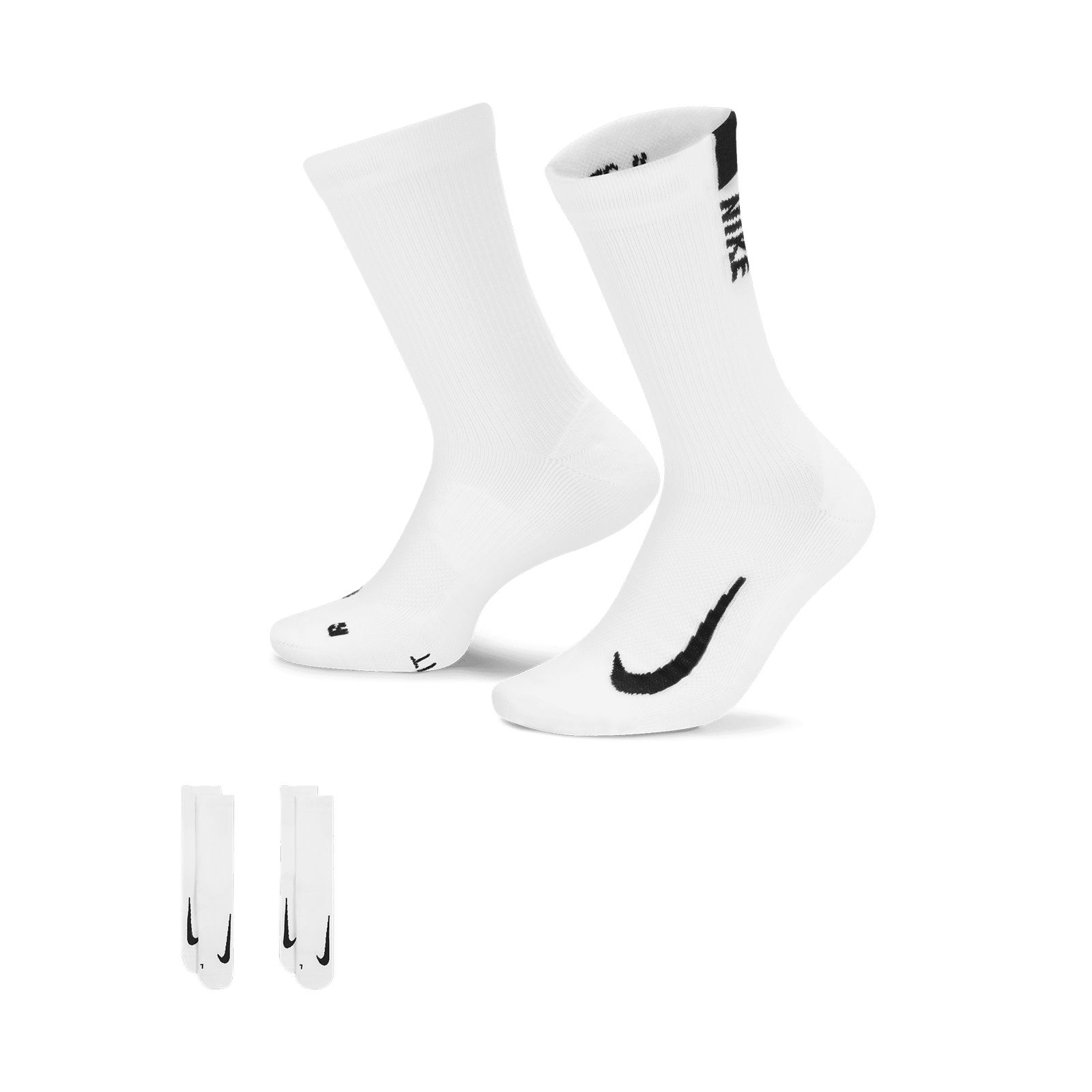 Nike Multiplier Crew Sock (2 Pairs)
