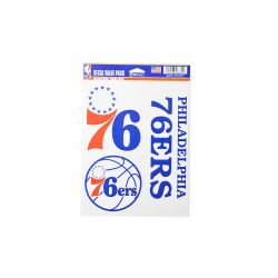 Fan Pack Decals -Wincraft Philadelphia 76ers